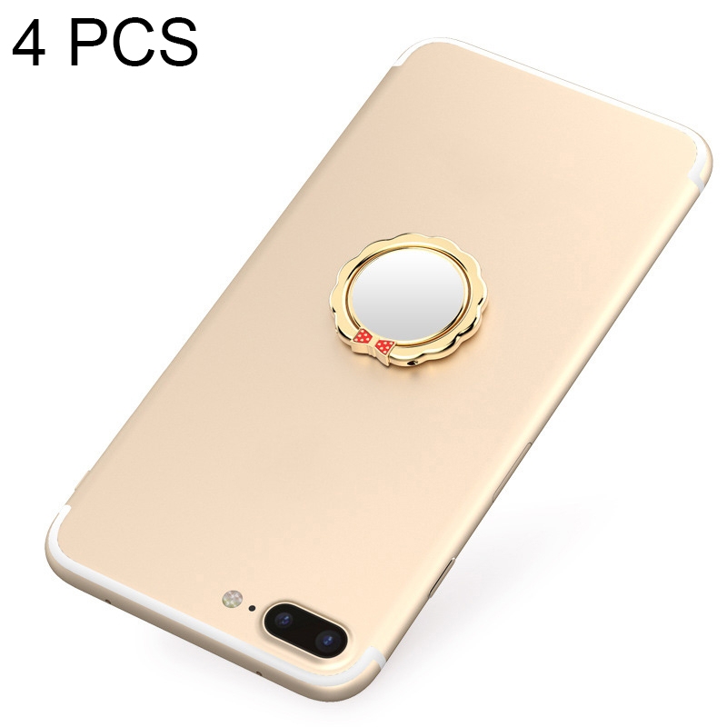 4 PCS Metal Mobile Phone Ring Buckle, Colour: Golden (Butterfly Flower) 4 PCS Metal Mobile Phone Ring Buckle, Colour: Golden (Butterfly Flower)