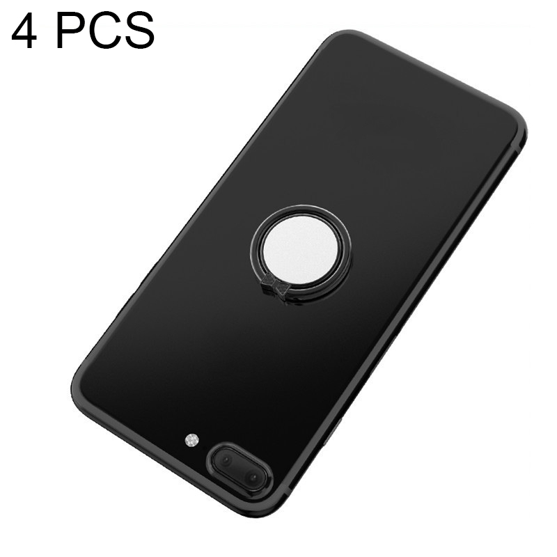 4 PCS Metal Mobile Phone Ring Buckle, Colour: Black (Butterfly Color) 4 PCS Metal Mobile Phone Ring Buckle, Colour: Black (Butterfly Color)
