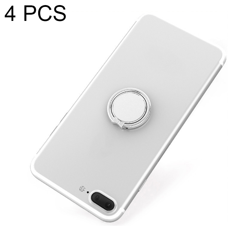 4 PCS Metal Mobile Phone Ring Buckle, Colour: Silver (Butterfly Color) 4 PCS Metal Mobile Phone Ring Buckle, Colour: Silver (Butterfly Color)