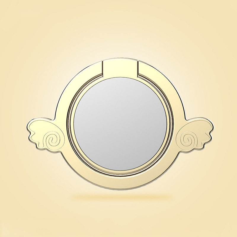 4 PCS Metal Mobile Phone Ring Buckle, Colour: Golden (Angel) 4 PCS Metal Mobile Phone Ring Buckle, Colour: Golden (Angel)