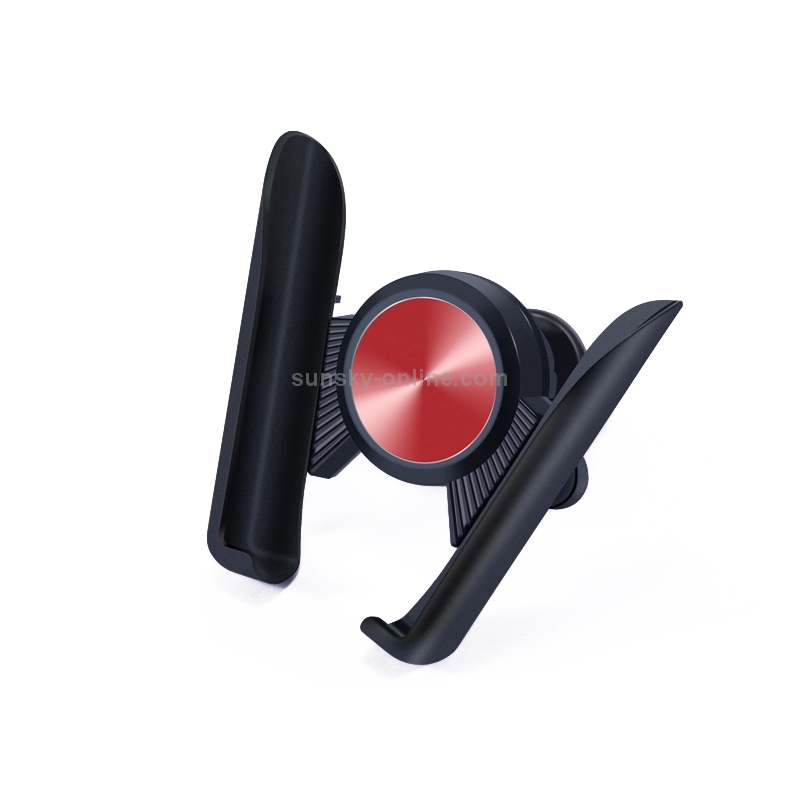 3 PCS Car Mobile Phone Holder Car Navigation Linkage Elastic Air Outlet Snap-Type Gravity Universal Bracket(Red) 3 PCS Car Mobile Phone Holder Car Navigation Linkage Elastic Air Outlet Snap-Type Gravity Universal Bracket(Red)