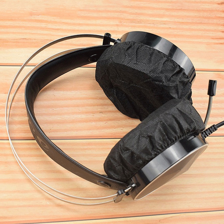 50 Pairs Earphone Disposable Dust Cover Game Headset Non-Woven Protective Cover(50 Pairs of Independent (Black)) 50 Pairs Earphone Disposable Dust Cover Game Headset Non-Woven Protective Cover(50 Pairs of Independent (Black))