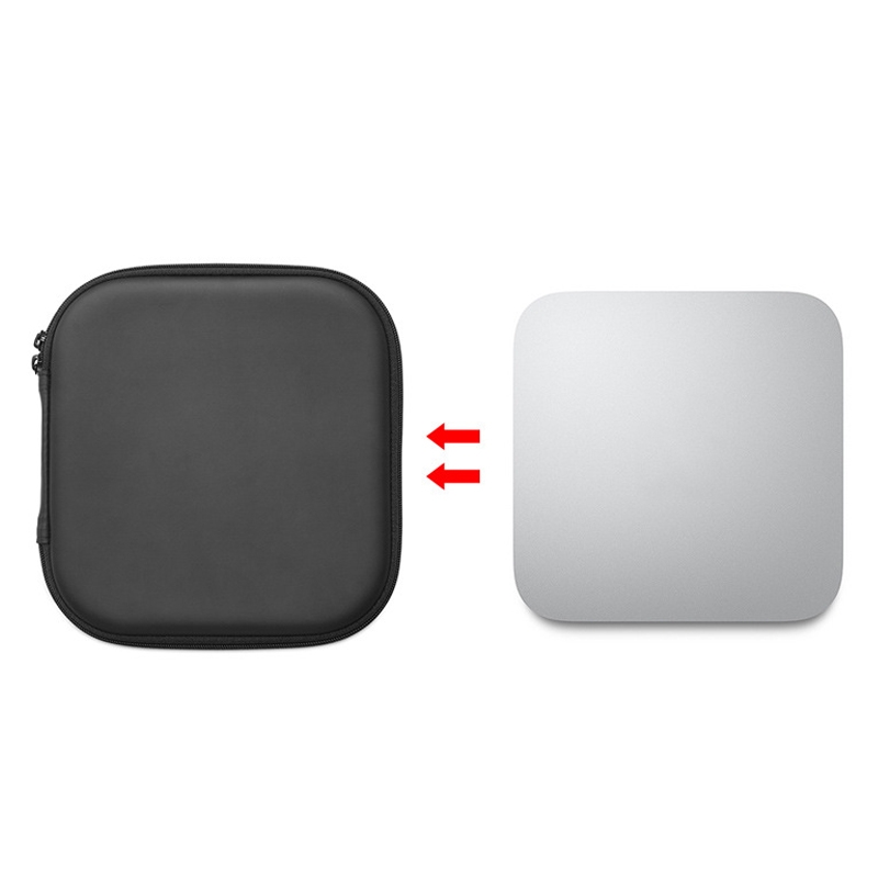 PU Leather Protective Bag Storage Box for Apple Mac Mini Octa-core M1 Chip Host(Black) PU Leather Protective Bag Storage Box for Apple Mac Mini Octa-core M1 Chip Host(Black)