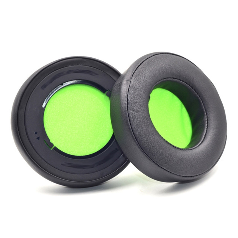 2 PCS Headset Sponge Case For Razer BlackShark V2/V2X/V2SE, Colour: Round(Black Green Net) 2 PCS Headset Sponge Case For Razer BlackShark V2/V2X/V2SE, Colour: Round(Black Green Net)