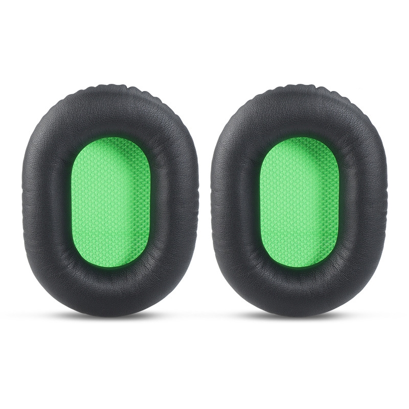 2 PCS Headset Sponge Cover For Razer V2, Colour: Black Skin Green Net 2 PCS Headset Sponge Cover For Razer V2, Colour: Black Skin Green Net