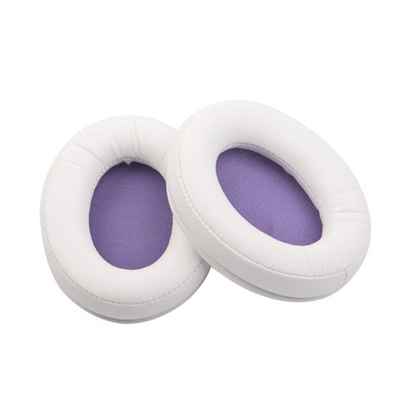 2 PCS Headset Sponge Cover Ear Pad Leather Case For Kingston Cloud Silver II, Colour: White Splicing 2 PCS Headset Sponge Cover Ear Pad Leather Case For Kingston Cloud Silver II, Colour: White Splicing