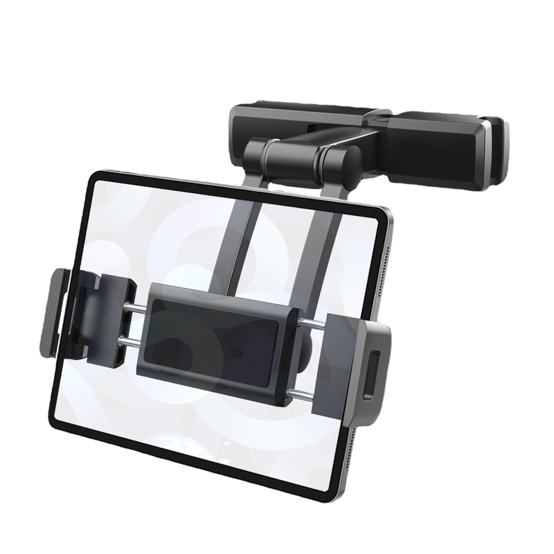 Pb-48 Car Post-Row Back Pillow Mobile Phone Holder Back Seat Flat Telescopic Bracket(Black) Pb-48 Car Post-Row Back Pillow Mobile Phone Holder Back Seat Flat Telescopic Bracket(Black)
