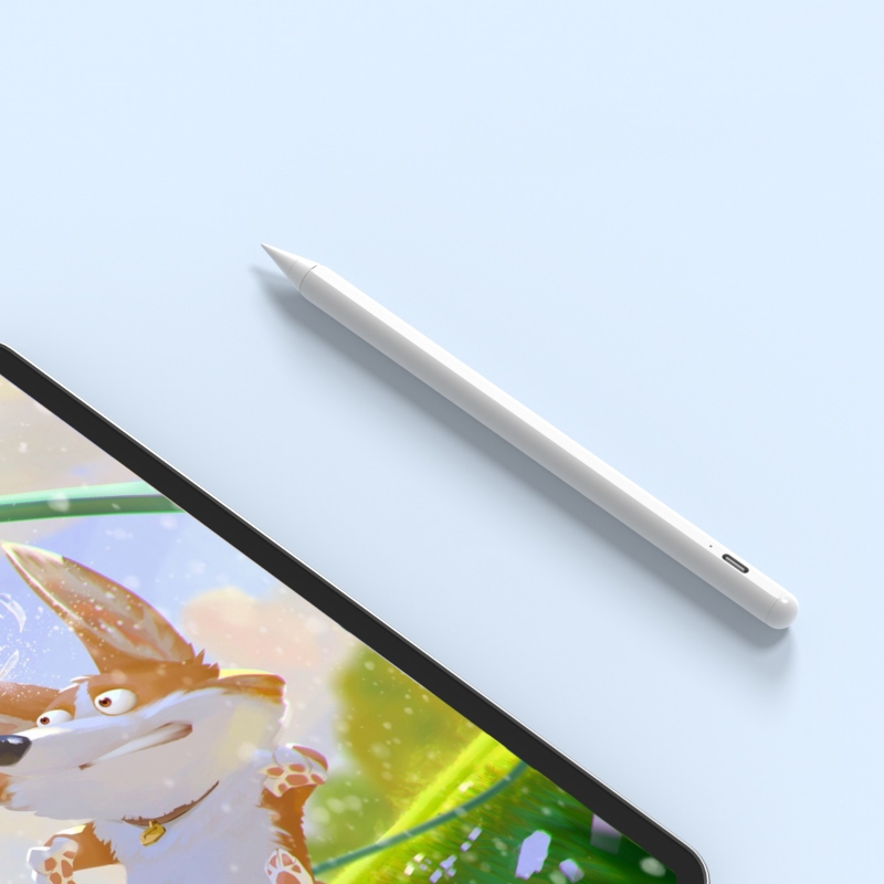 HK-11 Active Capacitive Pen Stylus for iPad 2018 Above, Style: Tilt Pressure (White) HK-11 Active Capacitive Pen Stylus for iPad 2018 Above, Style: Tilt Pressure (White)