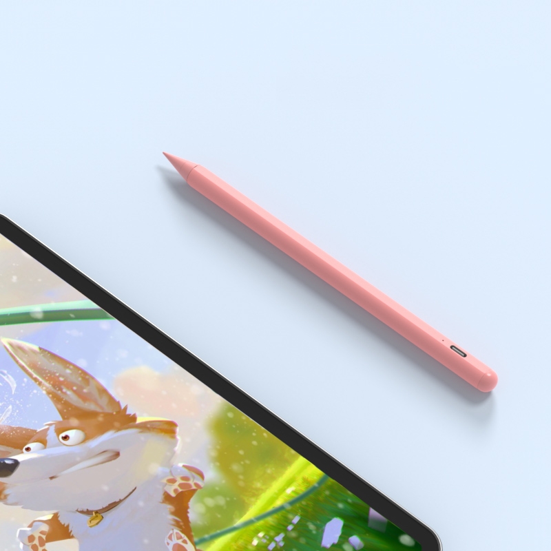 HK-11 Active Capacitive Pen Stylus for iPad 2018 Above, Style: Tilt Pressure (Pink) HK-11 Active Capacitive Pen Stylus for iPad 2018 Above, Style: Tilt Pressure (Pink)