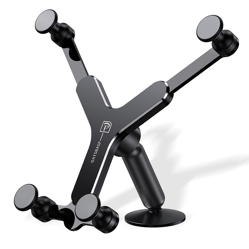 Oatsbasf Y01 Vehicle-Mounted Gravity-Adhesive Metal Mobile Phone Holder(Black) Oatsbasf Y01 Vehicle-Mounted Gravity-Adhesive Metal Mobile Phone Holder(Black)