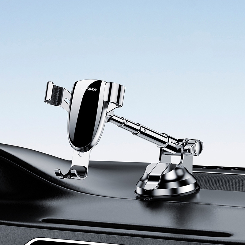 OATSBASF 03513 Phone Car Magnetic Telescopic Bracket Suction Cup Type Navigation Mobile Phone Bracket(Graphite Black) OATSBASF 03513 Phone Car Magnetic Telescopic Bracket Suction Cup Type Navigation Mobile Phone Bracket(Graphite Black)