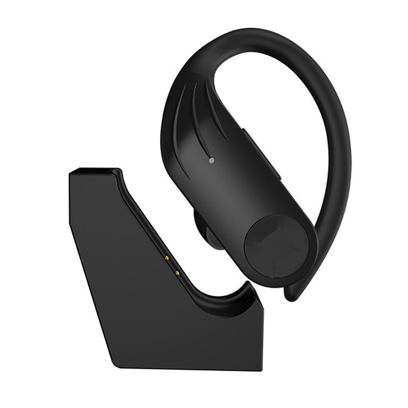 B1 TWS Ear-mounted Bluetooth 5.0 Headset Sports Sweat-Proof Wireless Headphones, Style: Single+Charge Base B1 TWS Ear-mounted Bluetooth 5.0 Headset Sports Sweat-Proof Wireless Headphones, Style: Single+Charge Base