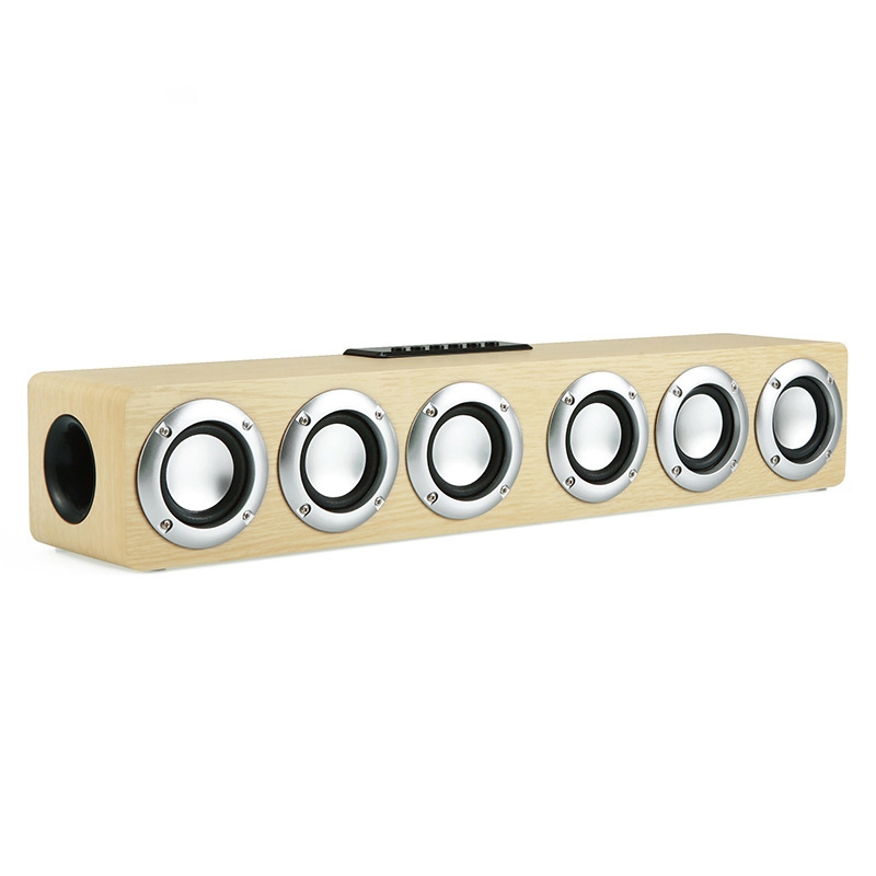M1 Bluetooth Speaker Alarm Clock Wooden Wireless Desktop Loudspeaker(Yellow) M1 Bluetooth Speaker Alarm Clock Wooden Wireless Desktop Loudspeaker(Yellow)