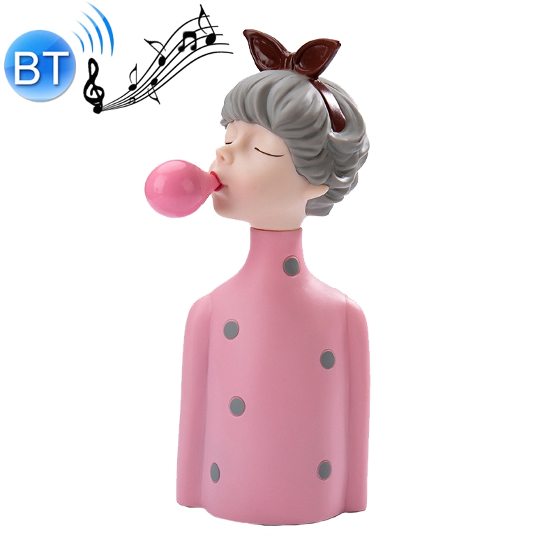 Girl Heart Retro Cartoon Mini Wireless Bluetooth Speaker Support FM & TF Card(Pink) Girl Heart Retro Cartoon Mini Wireless Bluetooth Speaker Support FM & TF Card(Pink)