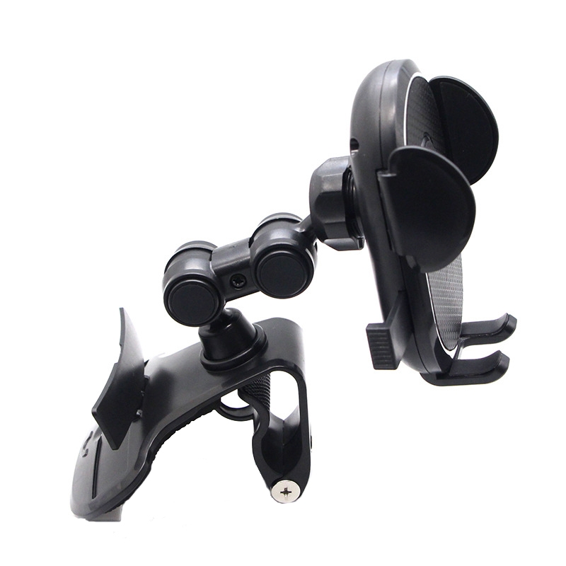 Dashboard Rearview Mirror Sun Visor Bracket Multi-Function Car Mobile Phone Holder(Black) Dashboard Rearview Mirror Sun Visor Bracket Multi-Function Car Mobile Phone Holder(Black)