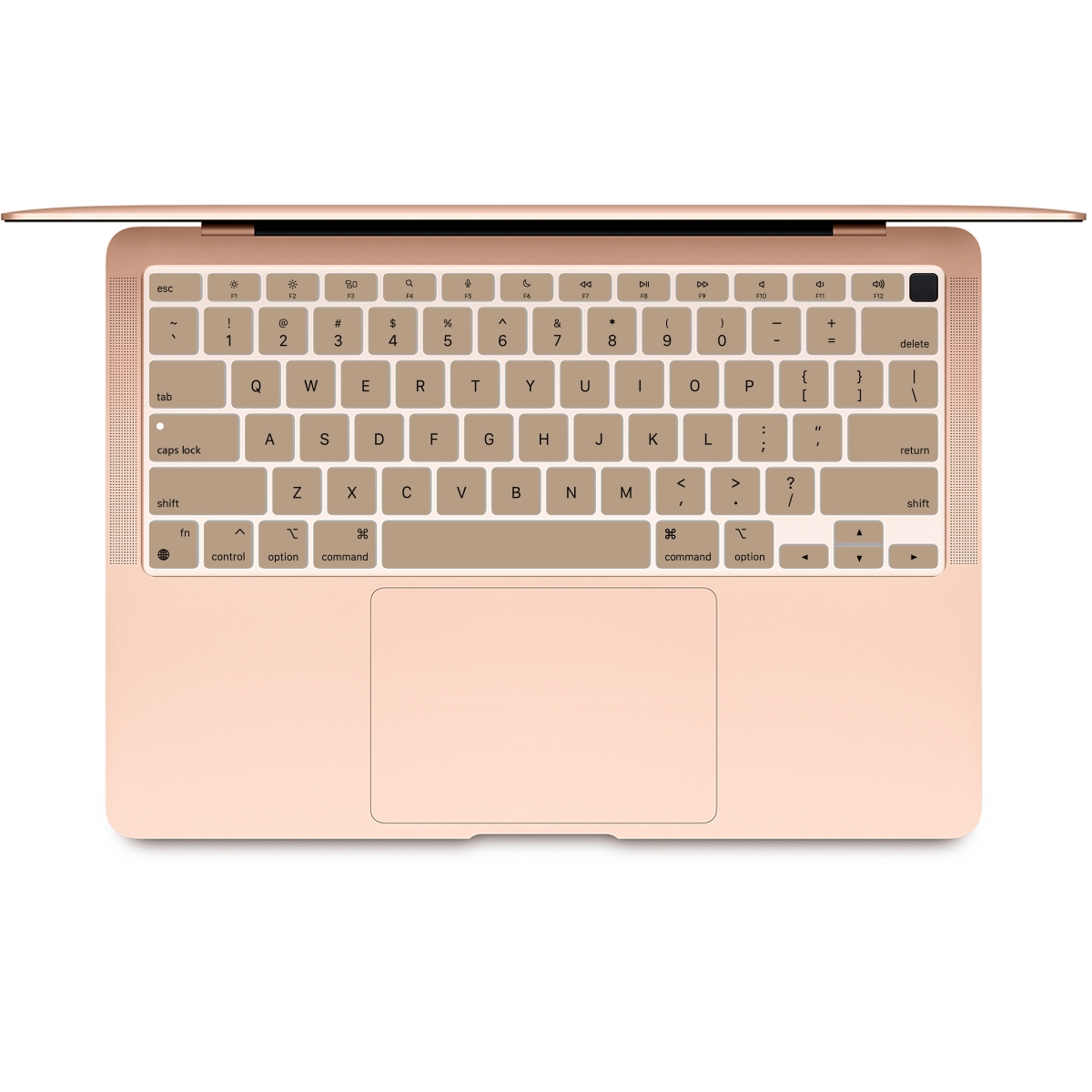 10 PCS Laptop Dust-Proof Waterproof Keyboard Film For MacBook Air 13.3 Inch A2337 2020 US Version (Gold) 10 PCS Laptop Dust-Proof Waterproof Keyboard Film For MacBook Air 13.3 Inch A2337 2020 US Version (Gold)