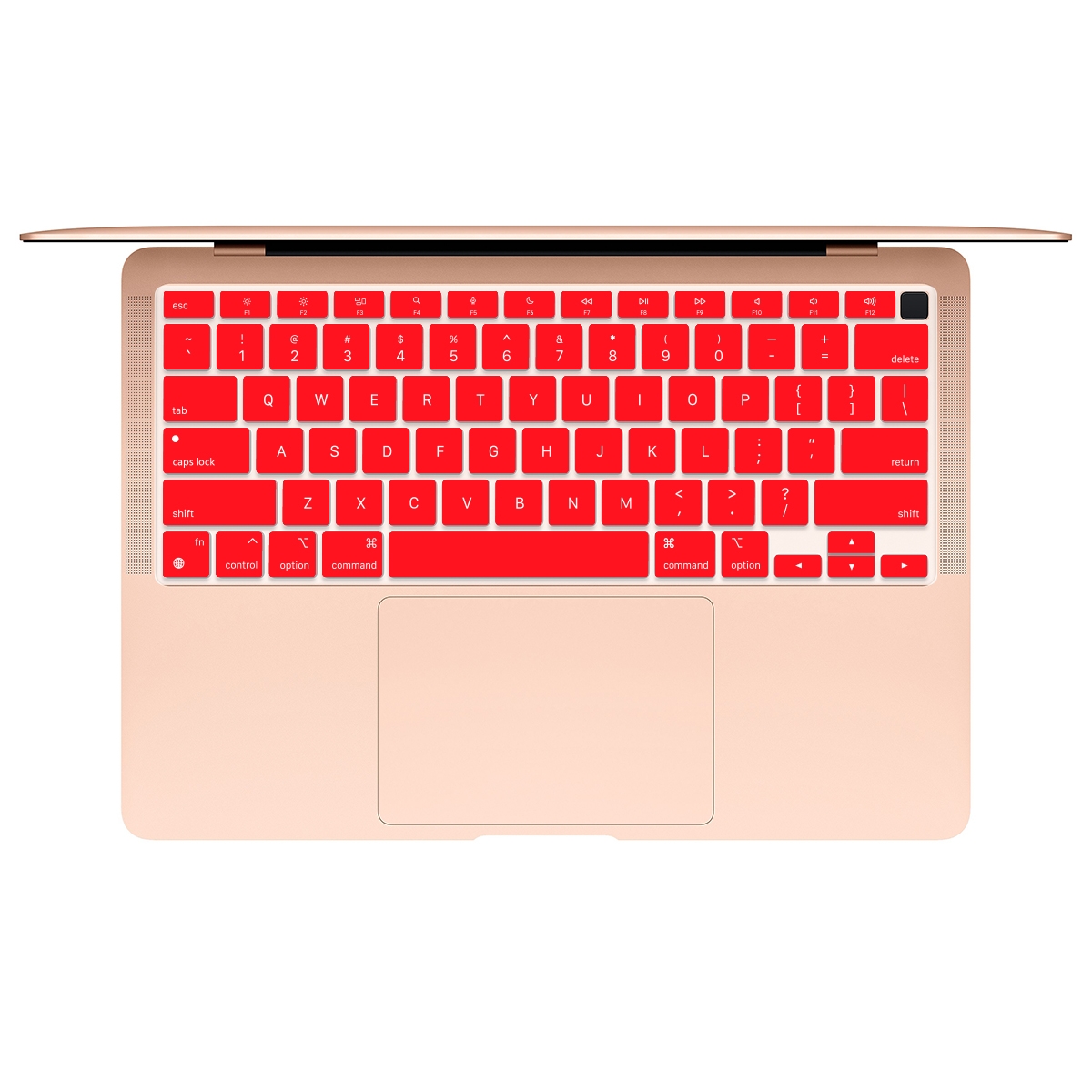 10 PCS Laptop Dust-Proof Waterproof Keyboard Film For MacBook Air 13.3 Inch A2337 2020 US Version (Grapefruit Red) 10 PCS Laptop Dust-Proof Waterproof Keyboard Film For MacBook Air 13.3 Inch A2337 2020 US Version (Grapefruit Red)