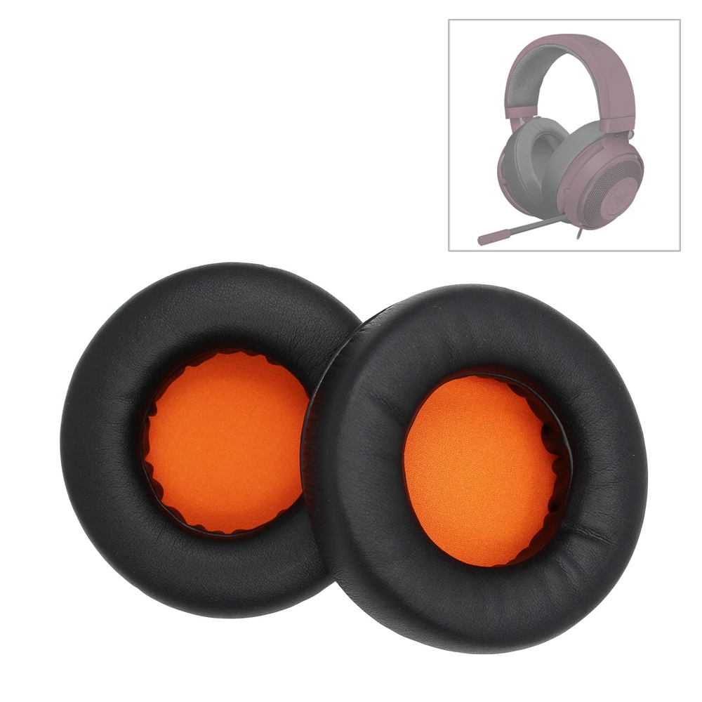 1 Pair Thicken Sponge Headset Set 90mm Earmuffs For Kraken 7.1 V2 Pro(Orange) 1 Pair Thicken Sponge Headset Set 90mm Earmuffs For Kraken 7.1 V2 Pro(Orange)