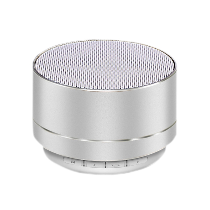 A10 TWS Wireless Bluetooth Mini Portable Speaker, Support TF Card & U Disk & LED(Silver Gray) A10 TWS Wireless Bluetooth Mini Portable Speaker, Support TF Card & U Disk & LED(Silver Gray)