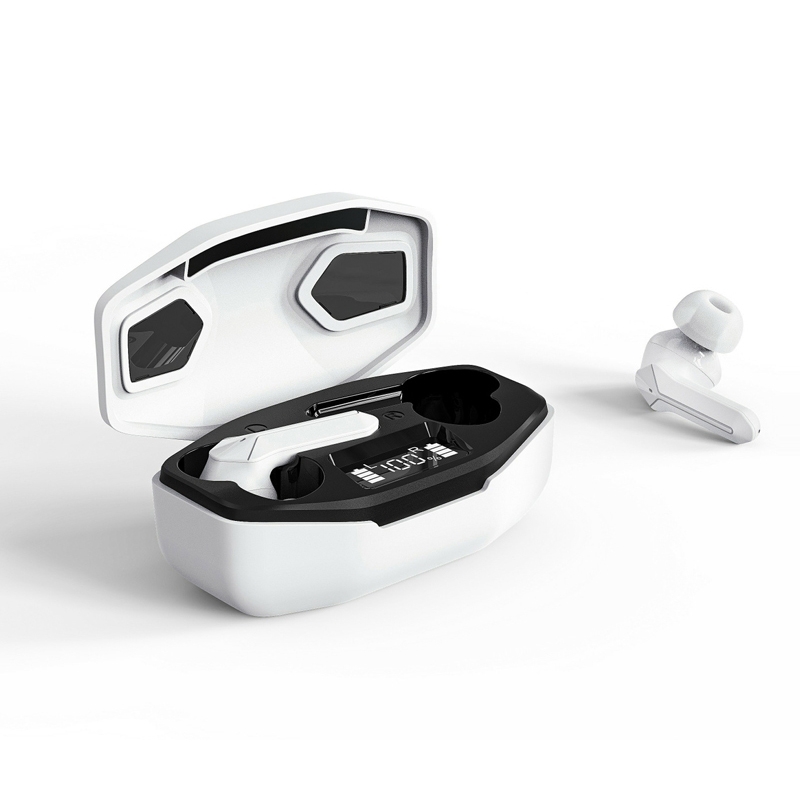 T68 TWS Low Latency Bluetooth 5.1 Gaming Earphone with Power Display(White) T68 TWS Low Latency Bluetooth 5.1 Gaming Earphone with Power Display(White)