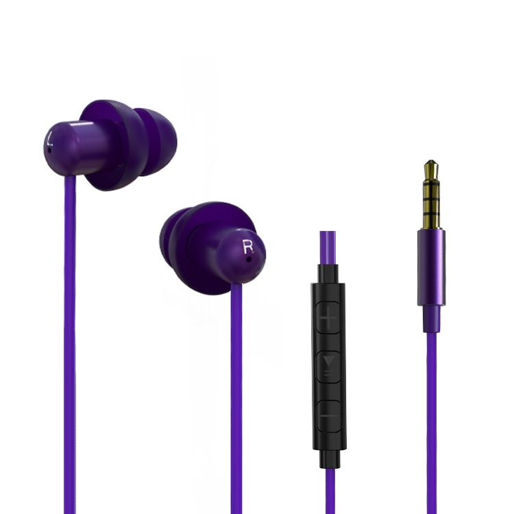 BM0024 Gaming Live Earphone 3.5mm Plug In-Ear Sleep Wired Earphone, Length: 1.1m(Purple) BM0024 Gaming Live Earphone 3.5mm Plug In-Ear Sleep Wired Earphone, Length: 1.1m(Purple)