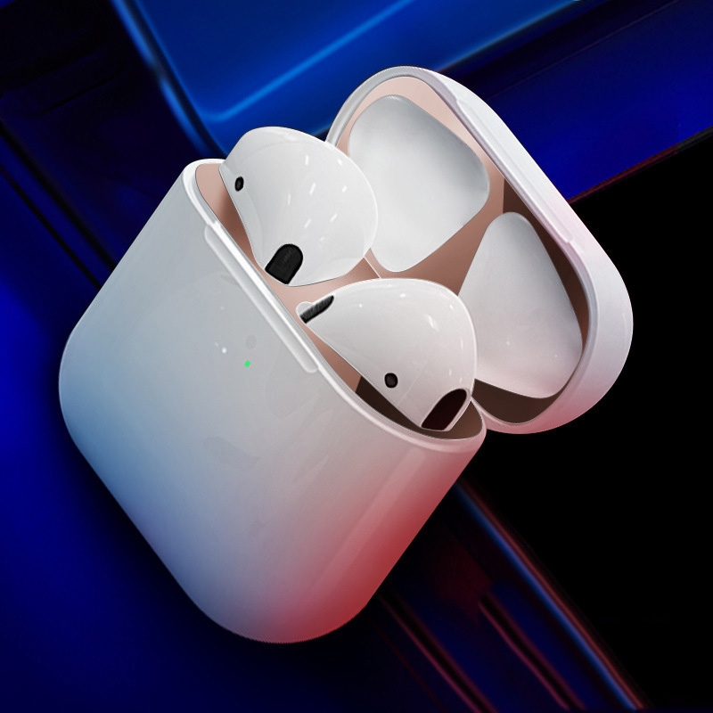 Charging Box Metal Dust Guard Sticker For AirPods 3(Blush Gold) Charging Box Metal Dust Guard Sticker For AirPods 3(Blush Gold)
