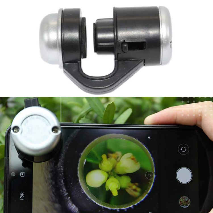 2 PCS 3310PP 30 Times Mobile Phone External Microscope Magnifier With LED Light(Black) 2 PCS 3310PP 30 Times Mobile Phone External Microscope Magnifier With LED Light(Black)