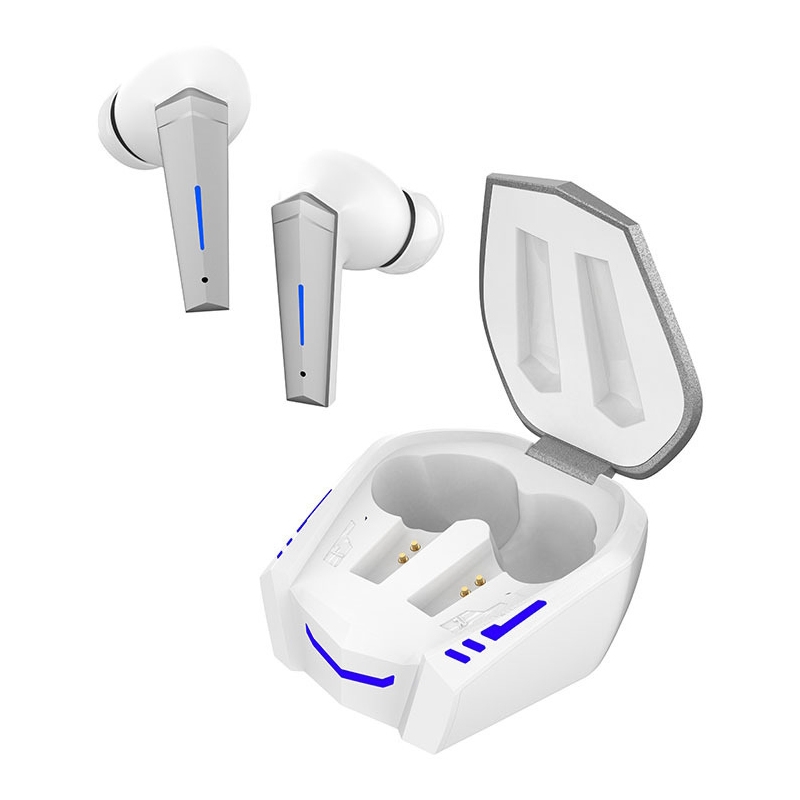 F1 TWS Low Latency Bluetooth 5.0 Wireless Gaming Headphone(White) F1 TWS Low Latency Bluetooth 5.0 Wireless Gaming Headphone(White)