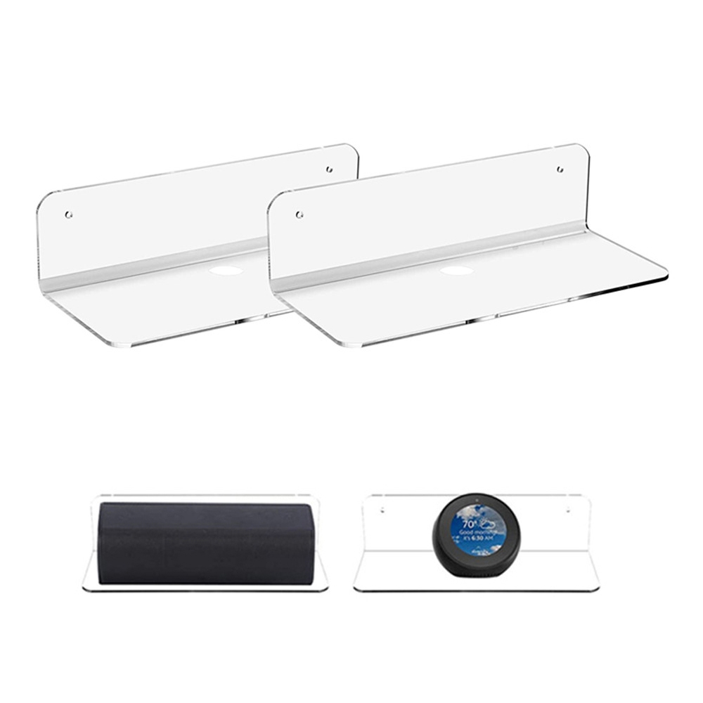 2pcs /Set Household Speaker Wall Bracket Surveillance Camera Bracket(Transparent) 2pcs /Set Household Speaker Wall Bracket Surveillance Camera Bracket(Transparent)