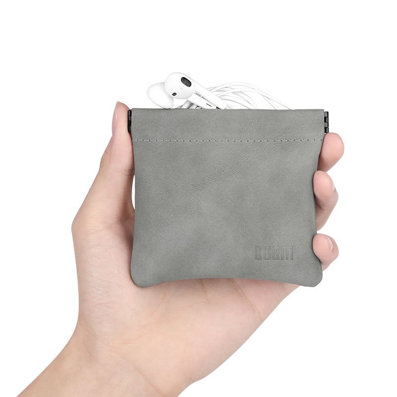 2 PCS BUBM TKB Earphones Storage Bag, Specification: Small(Dark Gray) 2 PCS BUBM TKB Earphones Storage Bag, Specification: Small(Dark Gray)