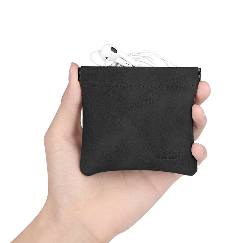 2 PCS BUBM TKB Earphones Storage Bag, Specification: Large(Black) 2 PCS BUBM TKB Earphones Storage Bag, Specification: Large(Black)