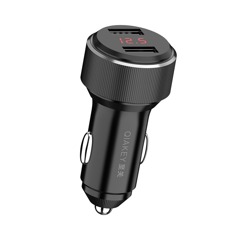 QIAKEY TM313 Dual Port Fast Charge Car Charger QIAKEY TM313 Dual Port Fast Charge Car Charger