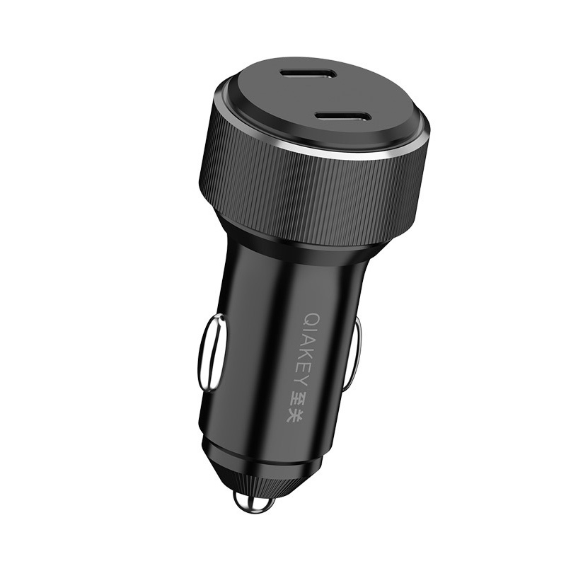 QIAKEY TM330 Dual Port Fast Charge Car Charger QIAKEY TM330 Dual Port Fast Charge Car Charger