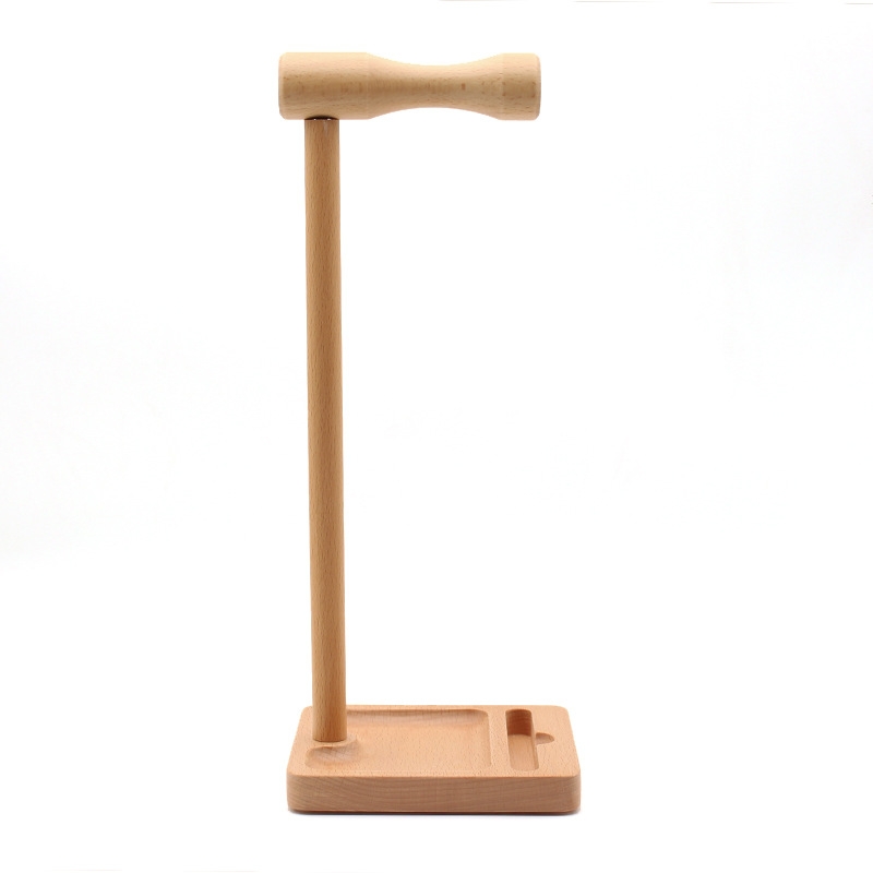 AM-EJZJ001 Desktop Solid Wood Headset Display Stand, Style: F AM-EJZJ001 Desktop Solid Wood Headset Display Stand, Style: F
