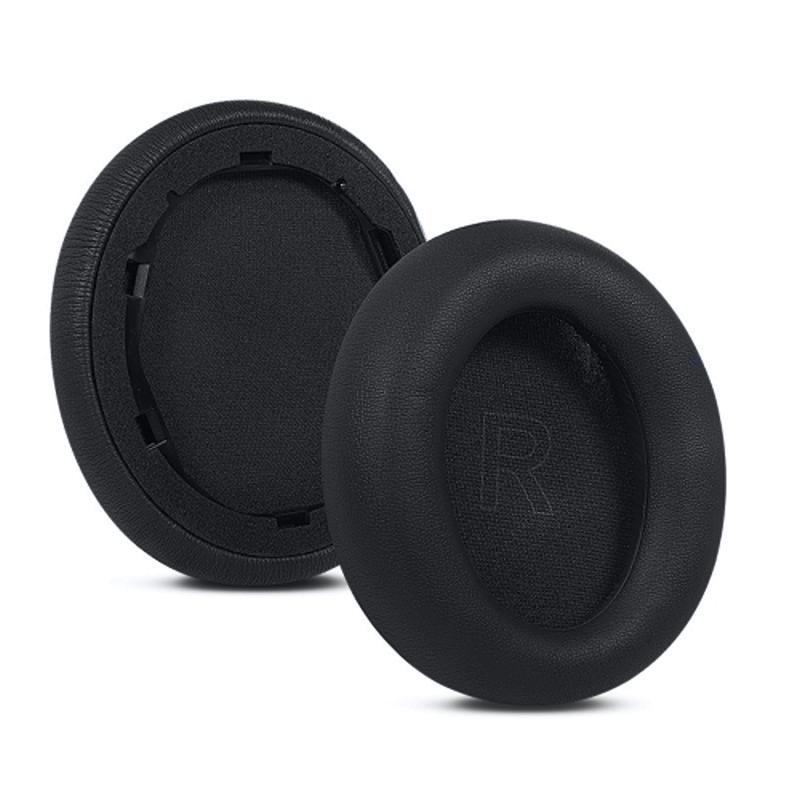 2pcs Protein Leather Sponge Earphone Cover For Anker Soundcore Life Q35 (Black) 2pcs Protein Leather Sponge Earphone Cover For Anker Soundcore Life Q35 (Black)