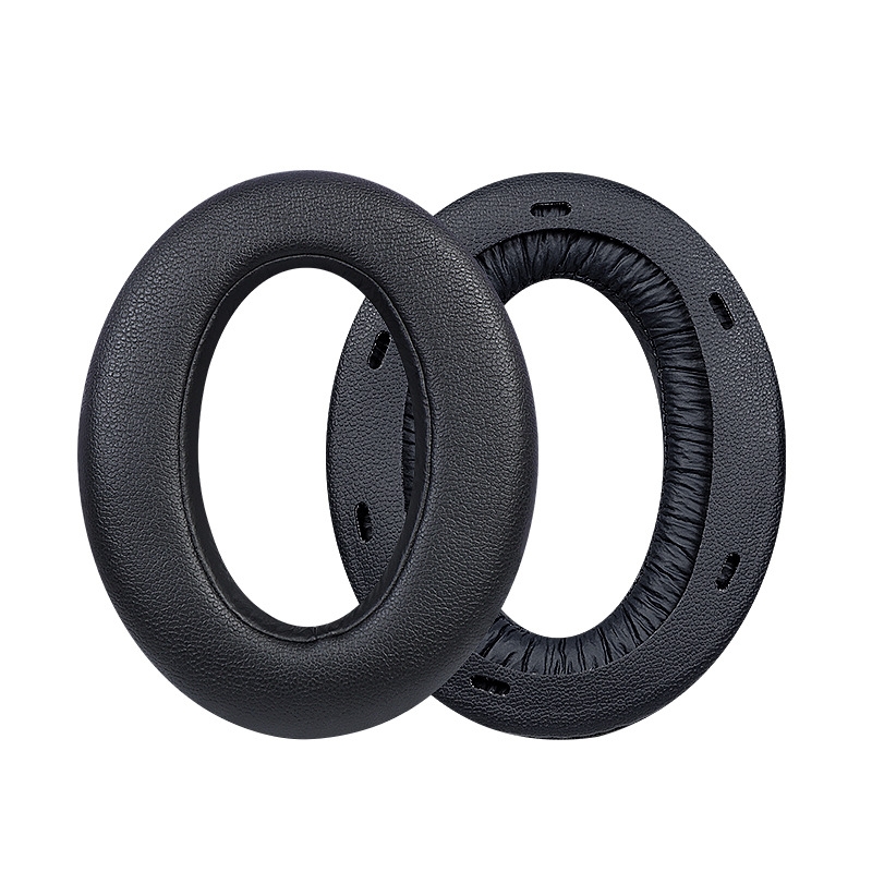 2pcs Protein Skin Sponge Earphone Cover For Sony WH-XB910N(Black) 2pcs Protein Skin Sponge Earphone Cover For Sony WH-XB910N(Black)