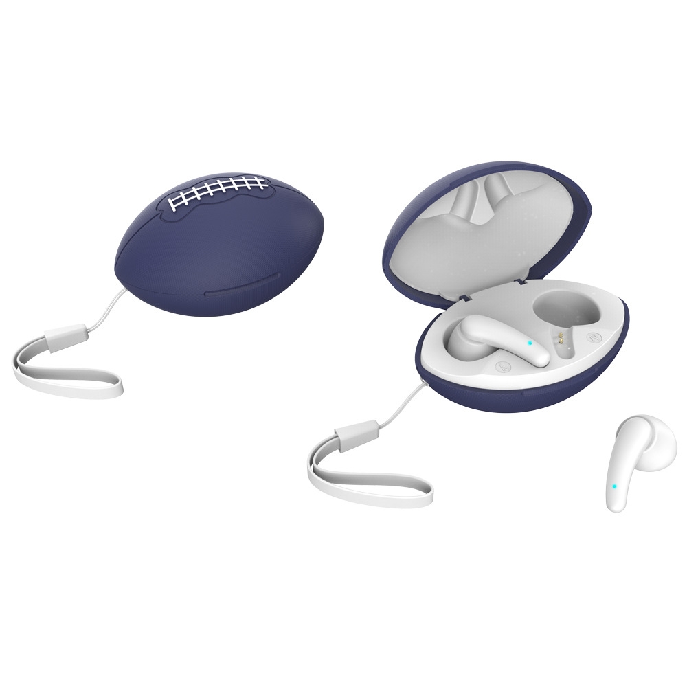 JYP-LR18 TWS Bluetooth 5.0 Rugby Shape Semi-In-Ear Game Earphone(Blue) JYP-LR18 TWS Bluetooth 5.0 Rugby Shape Semi-In-Ear Game Earphone(Blue)