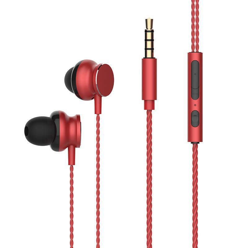 2 PCS TS118 3.5mm Metal In-Ear Wired Game Earphone(Red) 2 PCS TS118 3.5mm Metal In-Ear Wired Game Earphone(Red)