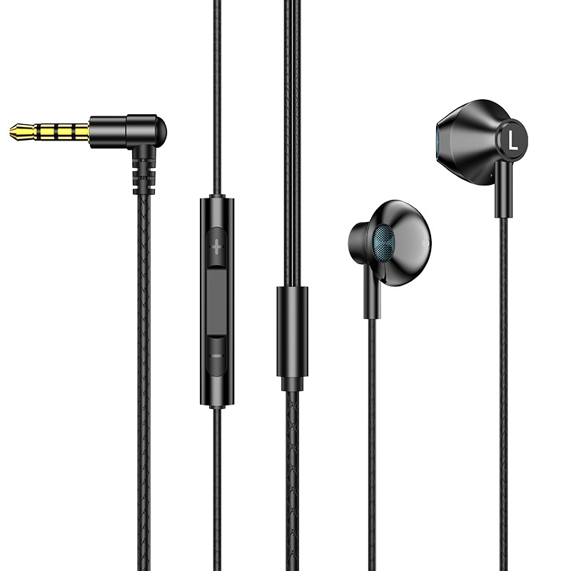 TS6800 3.5mm Metal Elbow Noise Cancelling Wired Game Earphone(Black) TS6800 3.5mm Metal Elbow Noise Cancelling Wired Game Earphone(Black)