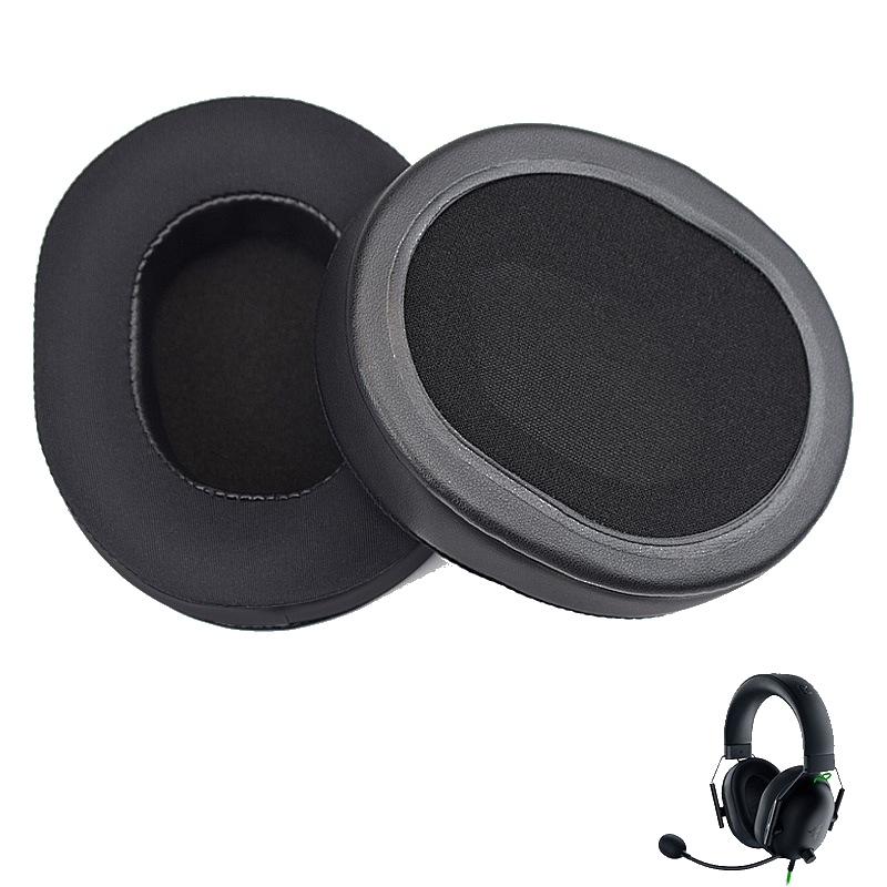1 Pair Earpads For Razer BlackShark V2 X / V2 USB Headset, Color: Black Gel 1 Pair Earpads For Razer BlackShark V2 X / V2 USB Headset, Color: Black Gel