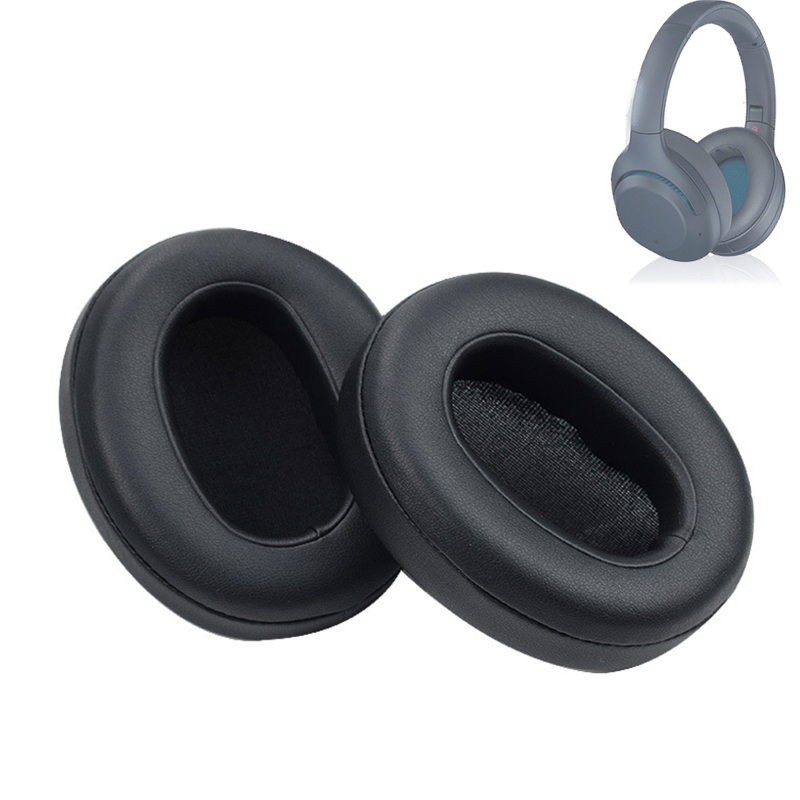 2pcs Sponge Earpad For SONY WH-XB900N Headset, Color: Protein Skin-Black 2pcs Sponge Earpad For SONY WH-XB900N Headset, Color: Protein Skin-Black