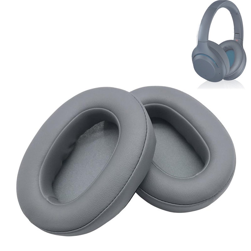 2pcs Sponge Earpad For SONY WH-XB900N Headset, Color: Protein Skin-Gray 2pcs Sponge Earpad For SONY WH-XB900N Headset, Color: Protein Skin-Gray