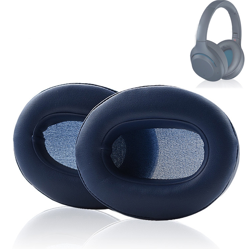 2pcs Sponge Earpad For SONY WH-XB900N Headset, Color: Original-Blue 2pcs Sponge Earpad For SONY WH-XB900N Headset, Color: Original-Blue