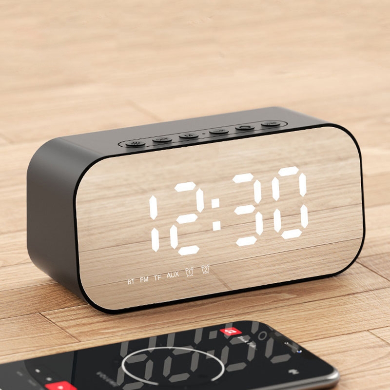 Havit M3 Subwoofer Mini Mirror Clock Bluetooth Speaker, Spsc: 1200mAh (Black) Havit M3 Subwoofer Mini Mirror Clock Bluetooth Speaker, Spsc: 1200mAh (Black)