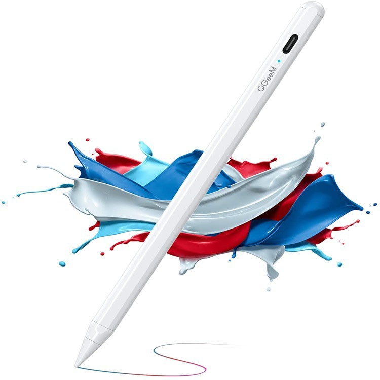 QGeeM ID706 Anti-mistouch Rechargeable Active Stylus for iPad(White) QGeeM ID706 Anti-mistouch Rechargeable Active Stylus for iPad(White)