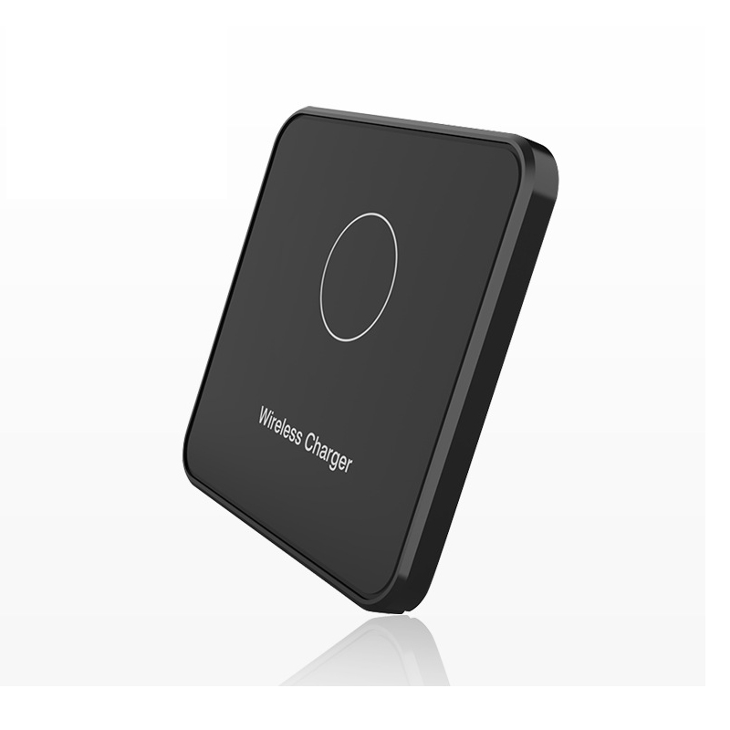 Mobile Phone Wireless Charger For Xiaomi Huawei Samsung iPhone Square 10W-Black Mobile Phone Wireless Charger For Xiaomi Huawei Samsung iPhone Square 10W-Black