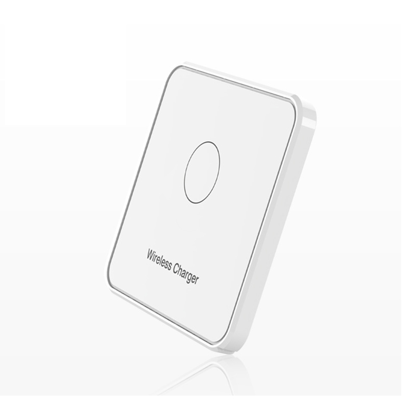 Mobile Phone Wireless Charger For Xiaomi Huawei Samsung iPhone Square 10W-White Mobile Phone Wireless Charger For Xiaomi Huawei Samsung iPhone Square 10W-White