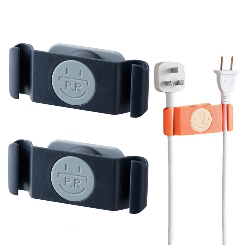2 PCS Rotatable Winder Data Cable Wire Organizer( Blue)