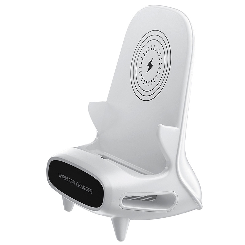M111 15W Desktop Vertical Wireless Charging Stand for 4.5-11 Inch Mobile Phone Tablet(White) M111 15W Desktop Vertical Wireless Charging Stand for 4.5-11 Inch Mobile Phone Tablet(White)