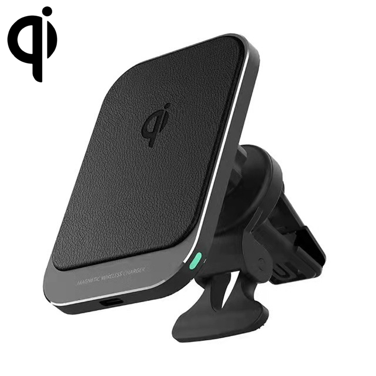 15W Magnetic Wireless Charge Bracket Applicable For IPhone 12/13, Shape: Aluminum Alloy(Black) 15W Magnetic Wireless Charge Bracket Applicable For IPhone 12/13, Shape: Aluminum Alloy(Black)